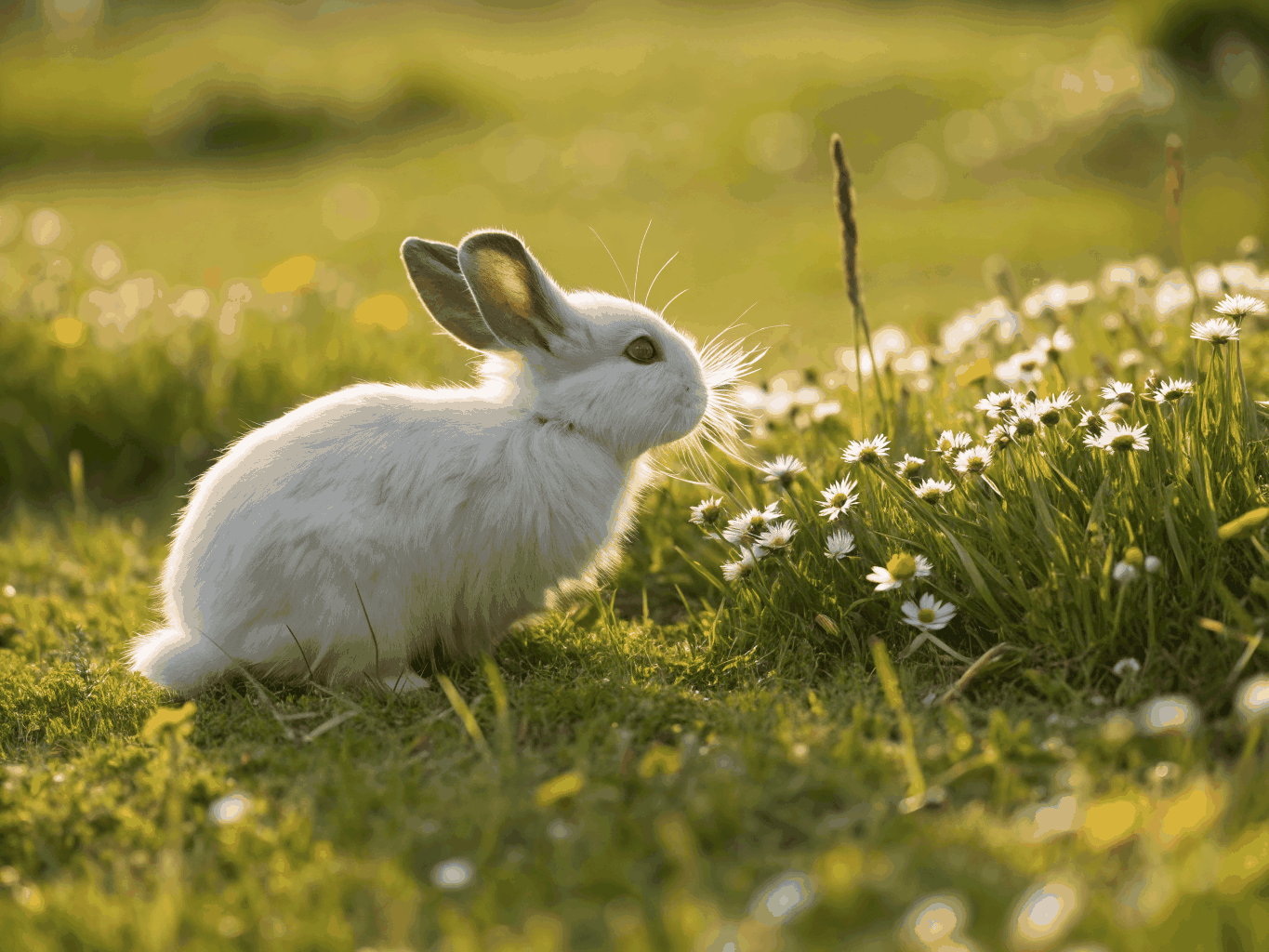 Recent bunny rescue enjoying a healthy snack